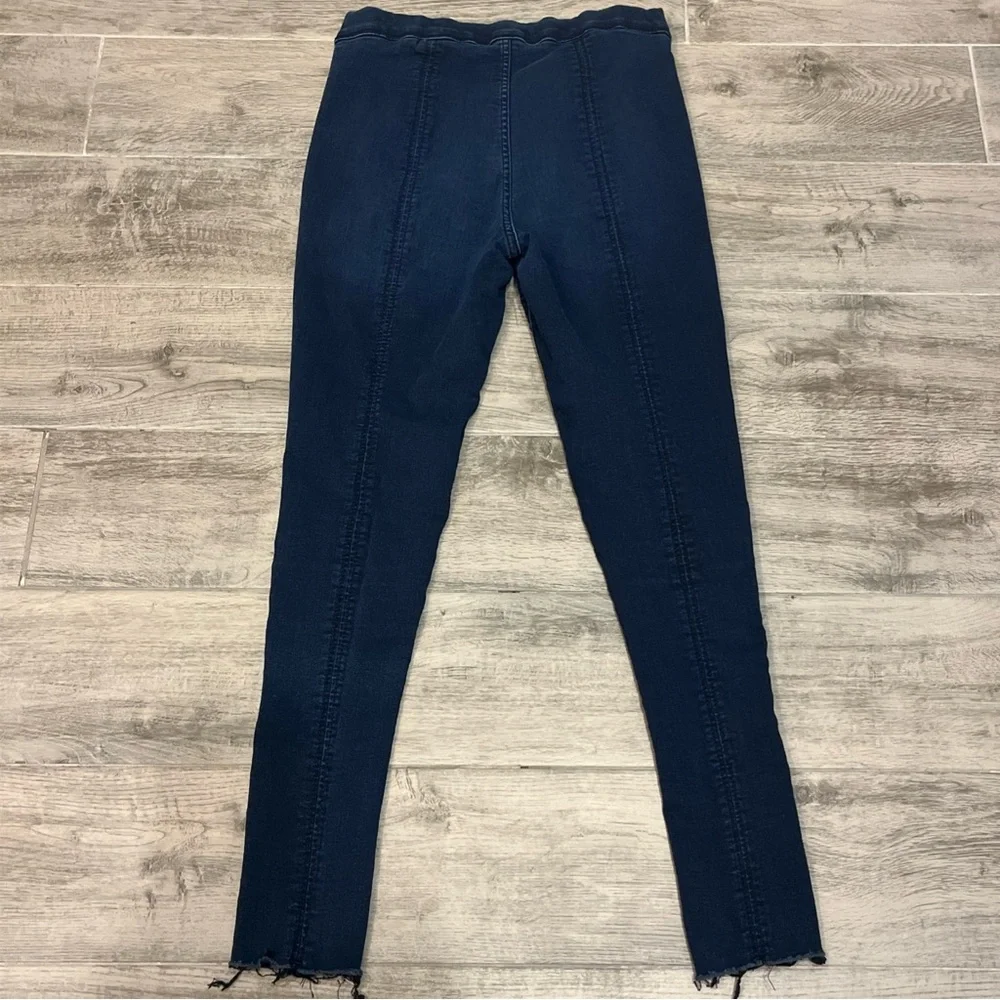 Free People Jeans 28 61855-16515125 Elastic Waist Pull On Skinny High Waist‎